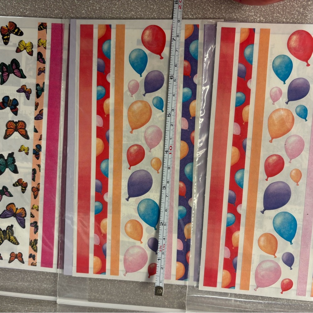 Creative Memories sticker packs. One large sticker sleeve in each pack. NIP